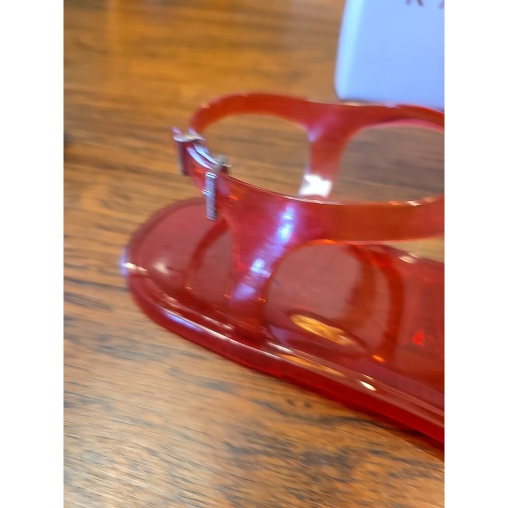 Katy Perry Geli Palm Tree Sandal Red / Green 8 - Picture 8 of 14